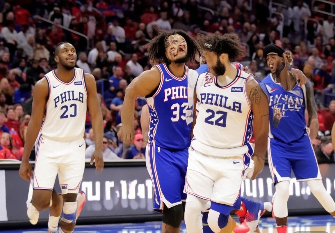 奇才队揭幕战失利，比尔独木难支，76人防守稳固逆转胜