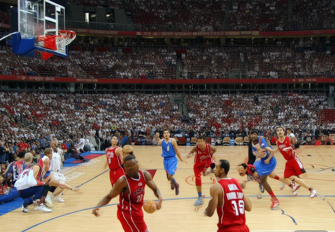 2008年北京奥运会中美男篮巅峰对决：鸟巢燃情瞬间